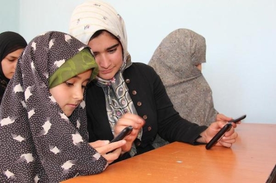Hamira also takes time to teach young girls on how to use social media tools and internet to access information.